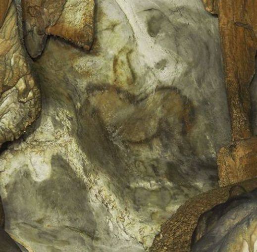 Paleolitic cave of La Peña, Candamo.